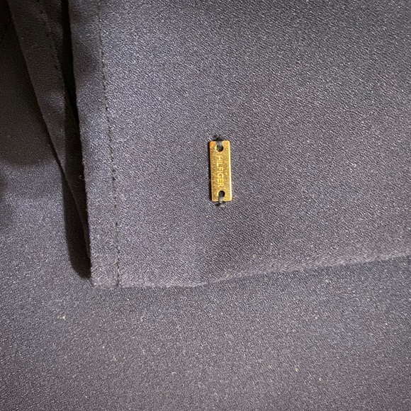 Tommy Hilfiger navy blue rope detailed top - Picture 2 of 4